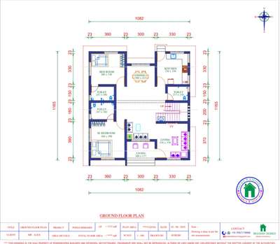 8 സെൻ്റ് വസ്തുവിൽ 2055 Sqft വിസ്തീർണ്ണത്തിൽ 3 BHK ഓടു കൂടിയ തെക്ക് ദർശനമുള്ള വീട്.