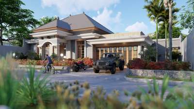 #exterior_Work  #KeralaStyleHouse  #exteriordesigns  #tharavadu  #modernhouses  #mesh