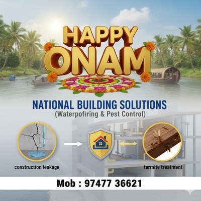 Happy Onam🏵️
 #happyonam  #WaterProofing  #pestcontrol  #termitetreatment