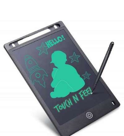 Stylo Writing Pad
Name: Stylo Writing Pad

This Tab can be used for writing notes down or to draw sketch etc. The tab promotes the initiative to go paperless. Included with the tablet is a receptive stylus that is smooth like a pen. The tab also has a convenient one touch erase option .
Country of Origin: India