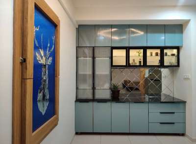 Crockery Unit with Storage - Build Craft Associates 
##kolotrendingpost #crockeyunit