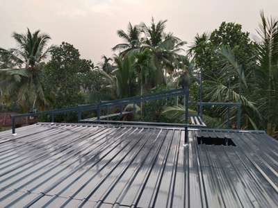 new work roof + solarstructure + tank stand # ##roofwork#solar panel structure+tank stand