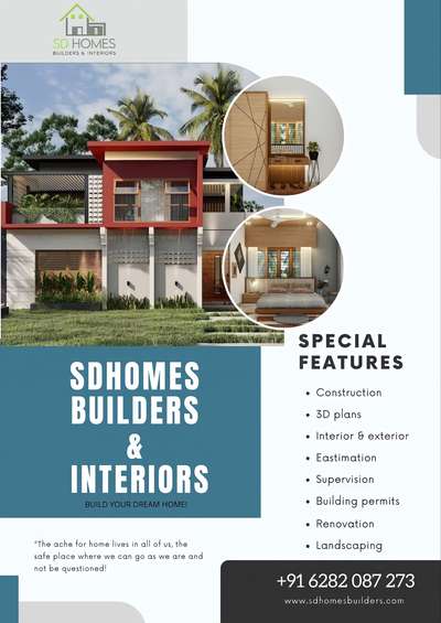 നിങ്ങളുടെ ഇഷ്ട ഭവനം ഒരുകു
SDHOMES ഒപ്പം!
കൂടുതൽ വിവരങ്ങൾക്
+91 6282 087 273
#KeralaStyleHouse #keralaplanners #keralahomeplans