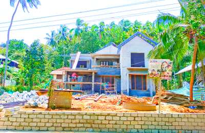 #HouseConstruction  #Palakkad  #fullfinish🏡✔️✔️  #LUXURY_INTERIOR  #landscpe  #lowbudget  #gypsumplaster  #ferrocementhouse