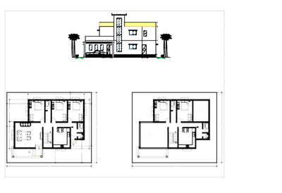 •2Bhk Floor plan 
•Front Elevation  # interior design #2DPlans