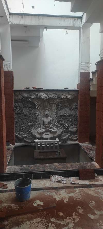 courtyard buddha wall relief
medium cement