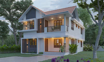 at kundayam #semi_contemporary_home_design