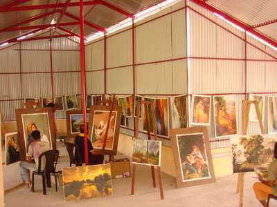 Art painting workshop