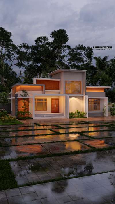 ഈ വീട്ടിൻ്റെ വീഡിയോ കാണാൻ lumrender എന്ന instgram account ൽ കേറി നോക്കുക.1300 sqft 2bhk home
 #home #HouseDesigns  #ContemporaryHouse  #SmallHouse  #smallplots  #Smallhousekerala
