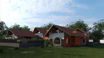 A home where timeless charm meets modern comfort.
This tropical-Kerala style elevation blends sloped roofs, laterite textures, and lush green surroundings to create a tranquil yet bold architectural statement. Designed for those who dream of earthy elegance and sustainable living.

#tropicalarchitecture #keralahome #keralaelevation #homedesign #naturalhomes #lateritewalls #modernkeralaarchitecture #gabledroof #designinspiration #architecturelovers #ecofriendlyhomes #slopedroof #tropicaldesign #luxuryhomes #keralaarchitects #vernaculararchitecture #homedesignkerala #architecturalvisualization #sustainablearchitecture #keralahomedesign #archilovers #viyaconstructions #viyabuilders #viya #kochi #Thrissur #kottayam
