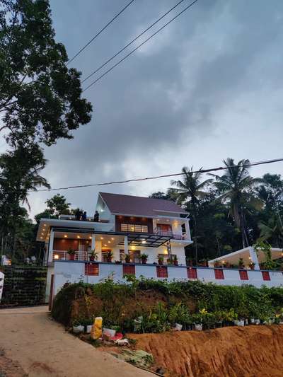 Residence at wayanad#mud plastering