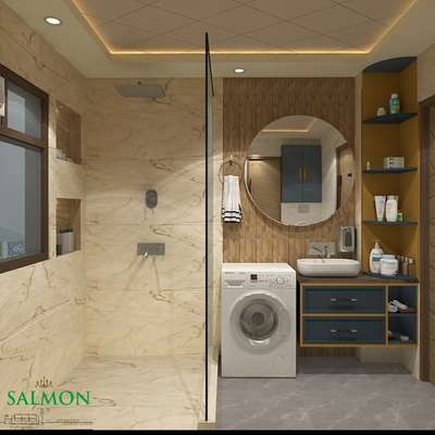 #Salmoninterior #BathroomDesigns #InteriorDesigner #loveinterior #creative #panindia #indianarchitecturel #indianinteriordesign #ghaziabadinterior #delhiinteriors #interiorstyle #interiorcontractors #Contractor #builders