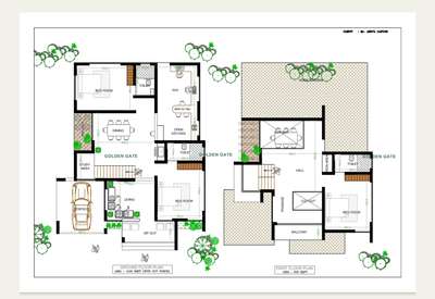 GROUND &FIRST FLOOR PLAN
3D
 # # # # # # # #