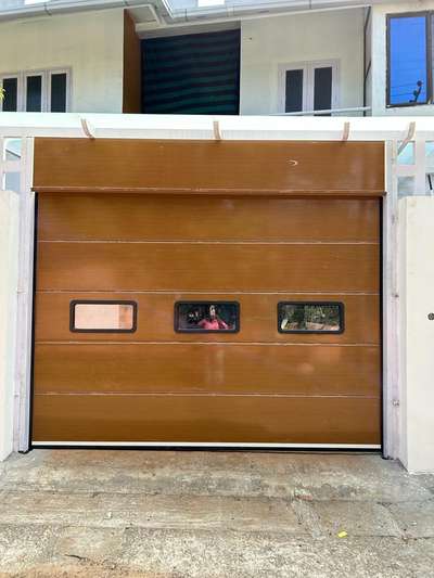 Oak glazed Garage door