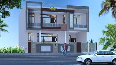 #modern front elevation design 
plz CONTACT for 3d elevation design