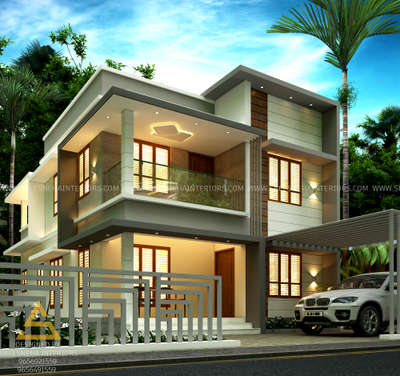 modern elavation #kerala #style  #ContemporaryHouse