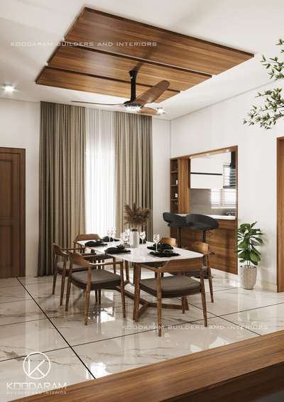 koodaram Builders And Interiors  #dinning_set  #dinningstyle