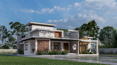 #3d #ElevationHome #2700sqftHouse #ContemporaryHouse #WestFacingPlan