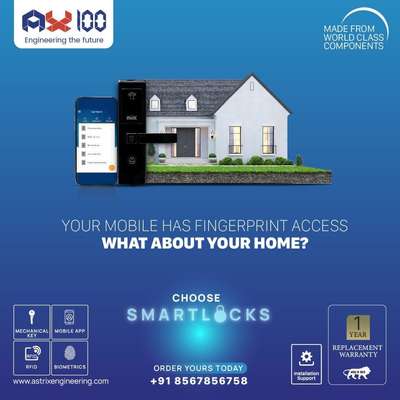 Digital LOCKS.  Fully secure. Use for your home
