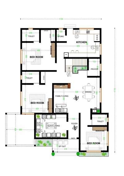 gf 3bedroom plan