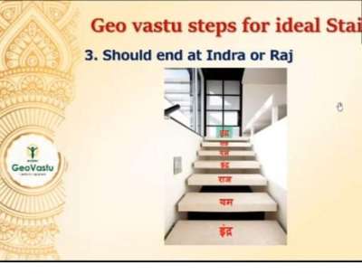 Stairs according Vastu