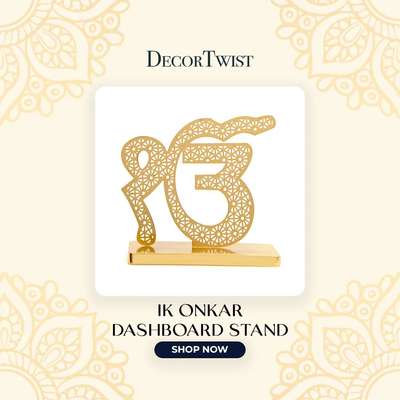 Ik Onkar Desk /Car Dashboard Stand.
#brass #brassdecor #car #dashboards #ik #onkar #stand #decor #home #kit #vehicle #pooja #poojakit #punjabi #decorshopping