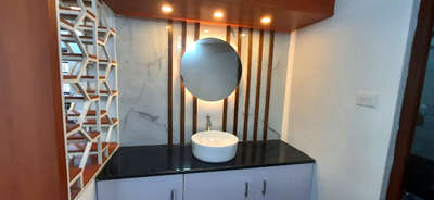 #InteriorDesigner  #HomeDecor  #washbasinDesign  #mirrorunit