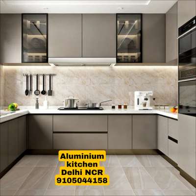 #Long life Kitchen Cabinet  #Best modern Kitchen  #Aluminium Kitchen design  #Profile kitchen