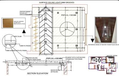 2D False Ceiling Design with Detailing 👩‍🔧👩‍💻