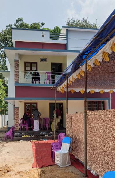 Housewarming

#keralahoyse
#newhouse
#trendingdesign 
#newhome
#KeralaStyleHouse 
#budgetfriendly 
#budgethome
#NorthFacingPlan 
#NEW_PATTERN 
#veedu
#InteriorDesigner 
#Architectural&Interior