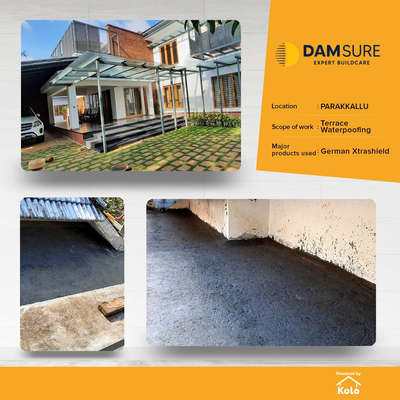 completed project

Project details
location :parakallu
Terrace waterproofing
product used:
Damsure German Xtrashield
.
.
 #damsure  #damsureproducts #damsurewaterproofing #waterproofingservices