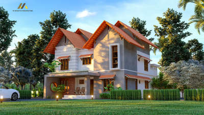 ഒരു കേരളീയ വീട് #ElevationHome #3dsmax3dplan  #homedesigner #trendingdesign