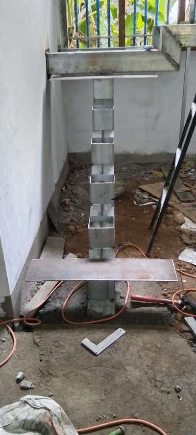 staircase 6"x6" tube & 8mm plate
