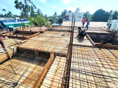 Slab is all set for Casting.
QC ongoing
