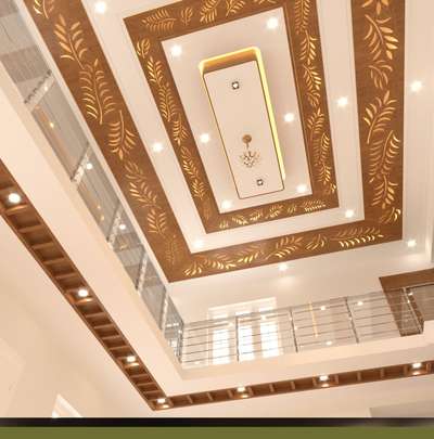 gypsum ceiling with cnc cutting work