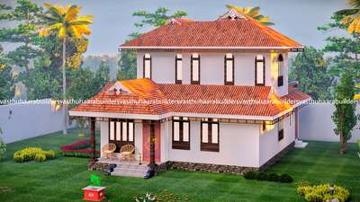 #TraditionalHouse #KeralaStyleHouse  #keralaarchitectures #keralatraditionalmural #keralahomeplans #homeinterior