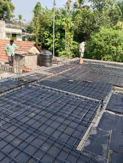 Roof slab  Reinforcement work