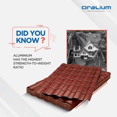 Are you still confused about choosing the right roofing?
Weight is not the only factor that determines a material’s durability. Aluminium is lightweight and has the ability to withstand pressure. And thus it is a great metal & a clear winner against steel when it comes to strength-to-weight ratio. So next time when you’re thinking about roofing, think of Oralium Premium Aluminium roofing.
#OraliumRoofingSheets #AluminiumRoofing #Novatile #Grantile #Magnatile #OraliumStrong #Galvalium #PVDFcoating #SDPcoating #roofingsheets #roofingsolution #roofingcompany #roofingcontractors #roofingexperts #commercialroofing #residentialroofing #industrialroofing #metalroof #roofrepair #construction #renovation #brandstorepost