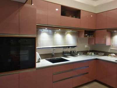 modular kitchen design 
nano white counter top, base and overhead cabinets with marine plywood and multi wood  20 years warranty 
century laminate premium range
hood n hob from kaff
built-in oven from wavepool