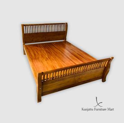 Kunjattu furniture mart 
Outstanding furniture 
Cot
Material : soild teak wood
Size : queen size
Finish : mat finish
