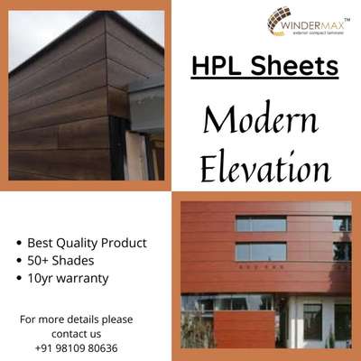 Winder Max India Presenting you exterior elevation product HPL Sheet (High Pressure Laminate)
.
.
High Pressure Laminate
at just 190 per sqft
. 
. 
Stay connected for more information
. 
. 
www.windermaxindia.com
info@windermaxindia.com
Or call us on 9810980278, 9810980397
#hpl #interiordesign #homedecor #interior #bandung #furniture #kitchen #interiordesigner #architect #wallpaper #kitchendesign #sofa #furnituredesign  #designinterior  #furnituremurah #landscapearchitecture #modernhomes #dise #outdoorfurniture #modernhome #luxuryrealestate #outdoors