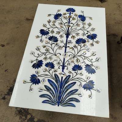 Stone inlay handicraft work for wall #DelhiGhaziabadNoida  #delhiinteriors  #gurugraminteriors  #mumbaiinteriordesigners
