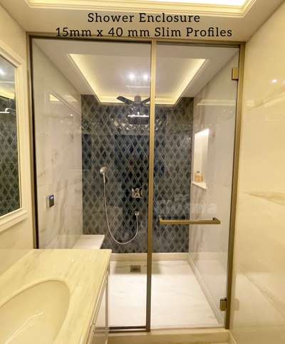 Slimline Aluminium Shower Cabin Enclosure #showercabin