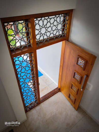 teak door