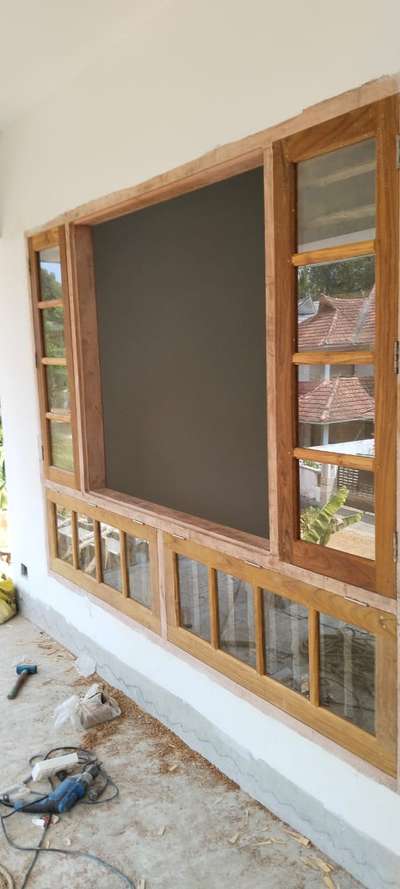 Teak windows