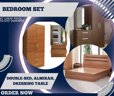 #doublebed  #Almirah  #furnitures  #BedroomDecor  #dreasing  #plywoodinterior