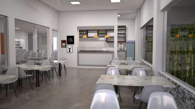 3d render  #cafeteria #hospital