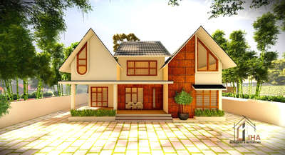 ✨ Elegant Kerala Contemporary Home at Vallikunnam– Where Modern Design Meets Warmth & Tranquility 🌇🏡 #3BHK #elevation #KeralaStyleHouse #semi_contemporary_home_design