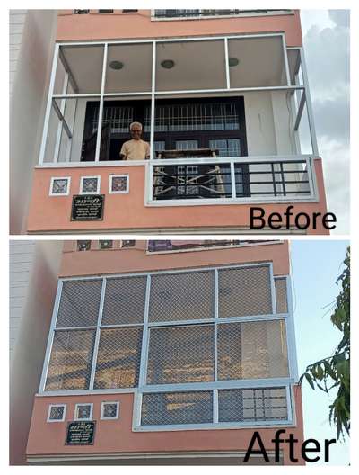 #Balcony sliding window partition