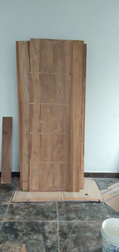wooden bed room door  #
